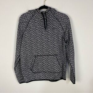 Nike Therma Fit Dot Print Black & White Hoodie Athletic